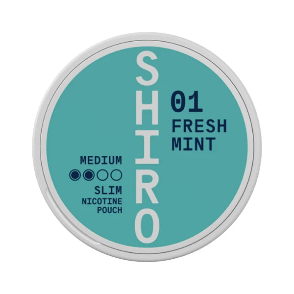 Shiro Fresh Mint nicotinepouch