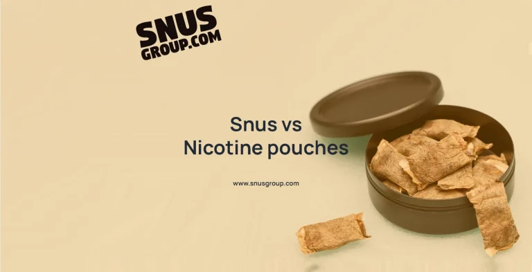 Snus vs Nicotine pouches